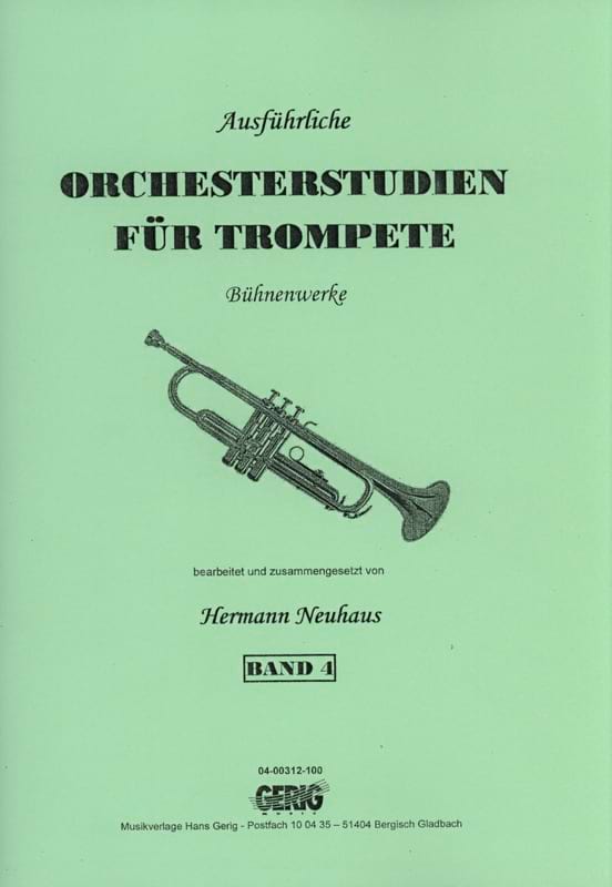 Orchesterstudien 4 - Trompete Partition