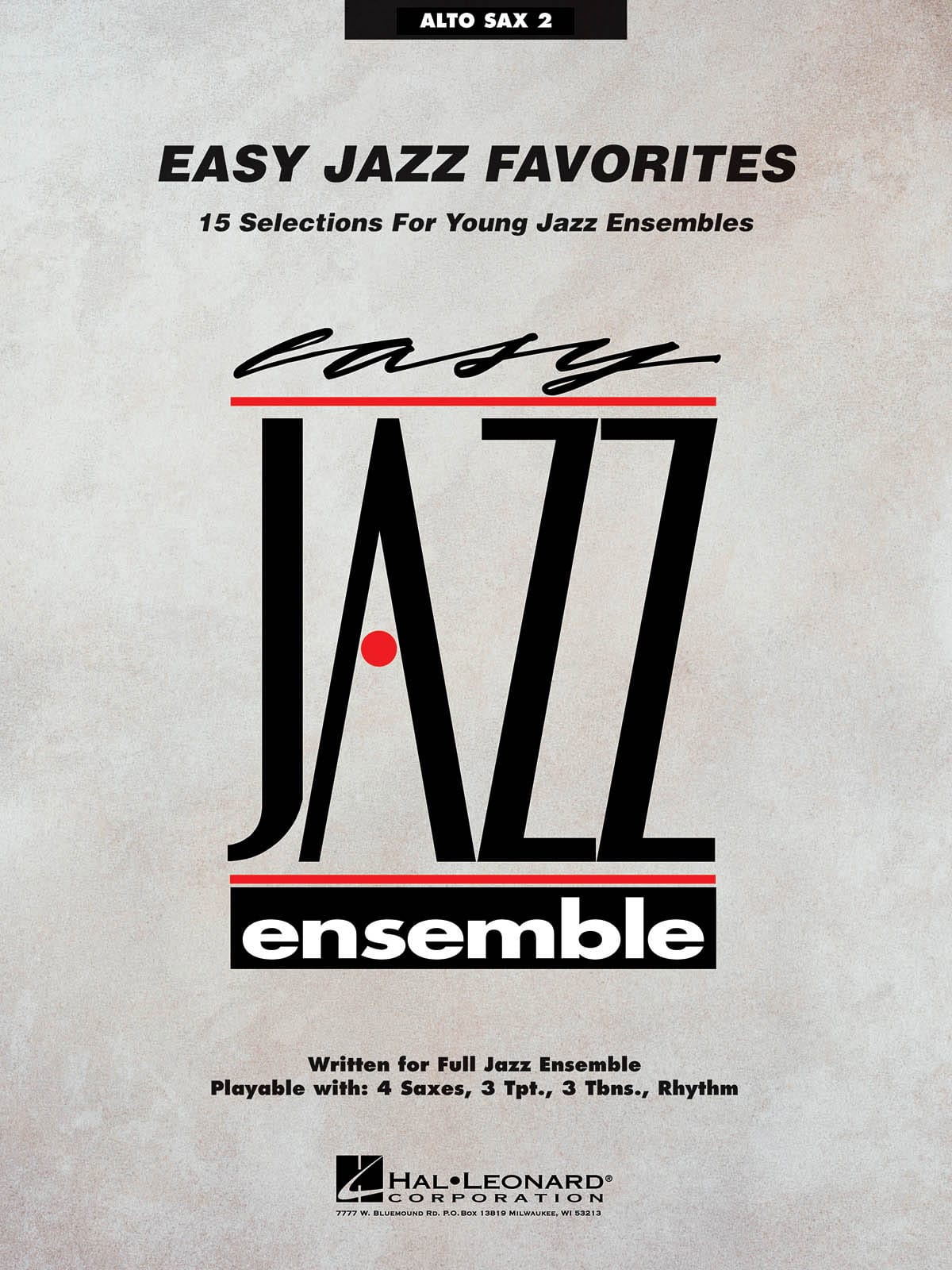 Easy Jazz Favorites - 15 Selections For Young Jazz Ensemble - 