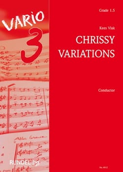 Chrissy Variations Kees Vlak Partition ENSEMBLES, BANDS