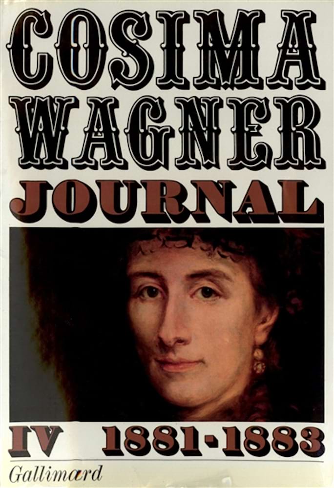 Journal Vol. 4 1881-1883 Wagner Cosima Livre Les Hommes