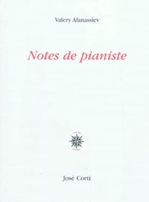 Notes de pianiste Valery AFANASSIEV Livre Les Hommes