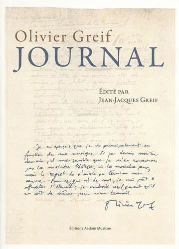 Journal Olivier GREIF Livre Les Hommes