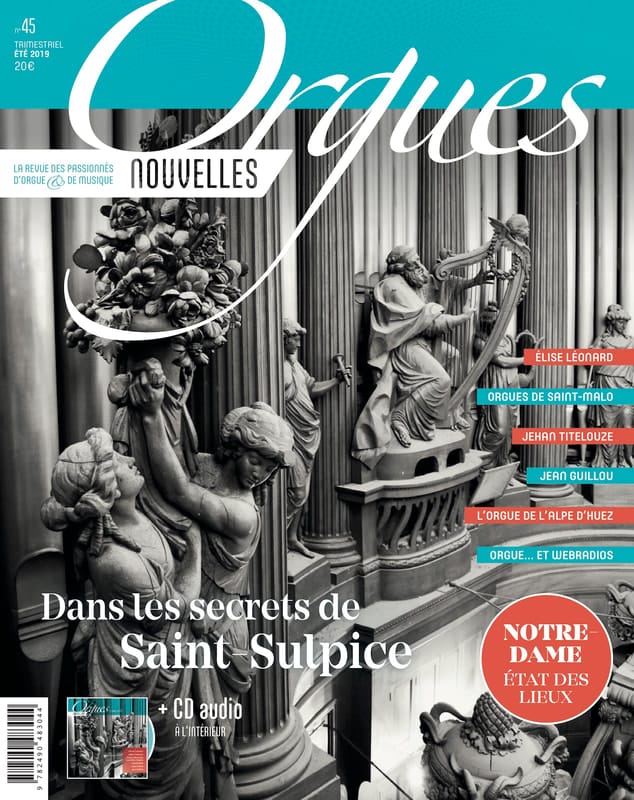 Orgues nouvelles, n° 45 (été 2019) - Revue - Livre - Les Instruments