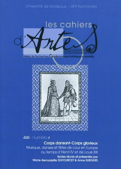 Cahiers d'ARTES (Les), n° 7 Corps dansant, corps glorieux - Livre