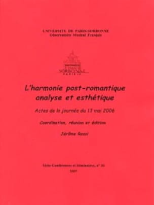 L'harmonie post-romantique Jérôme ROSSI Livre Les Epoques