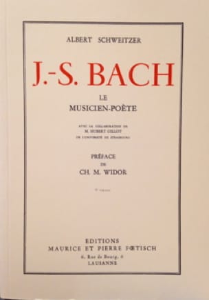 J.-S. Bach, le musicien poète Albert SCHWEITZER Livre Les Hommes