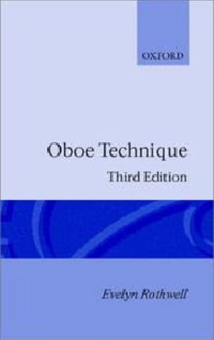 Oboe technique Evelyn ROTHWELL Livre Les Instruments