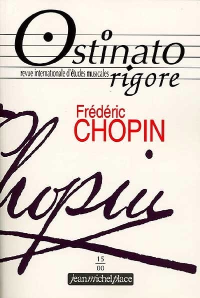 Ostinato rigore, n° 15 Frédéric Chopin - LIVRE D'OCCASION - Livre