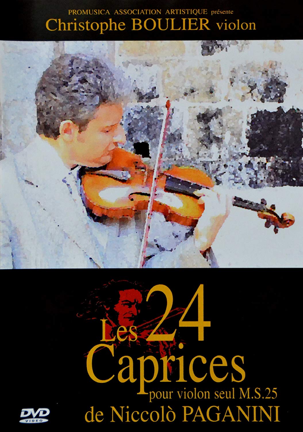 Les 24 caprices de Paganini pour violon seul Christophe BOULIER Livre