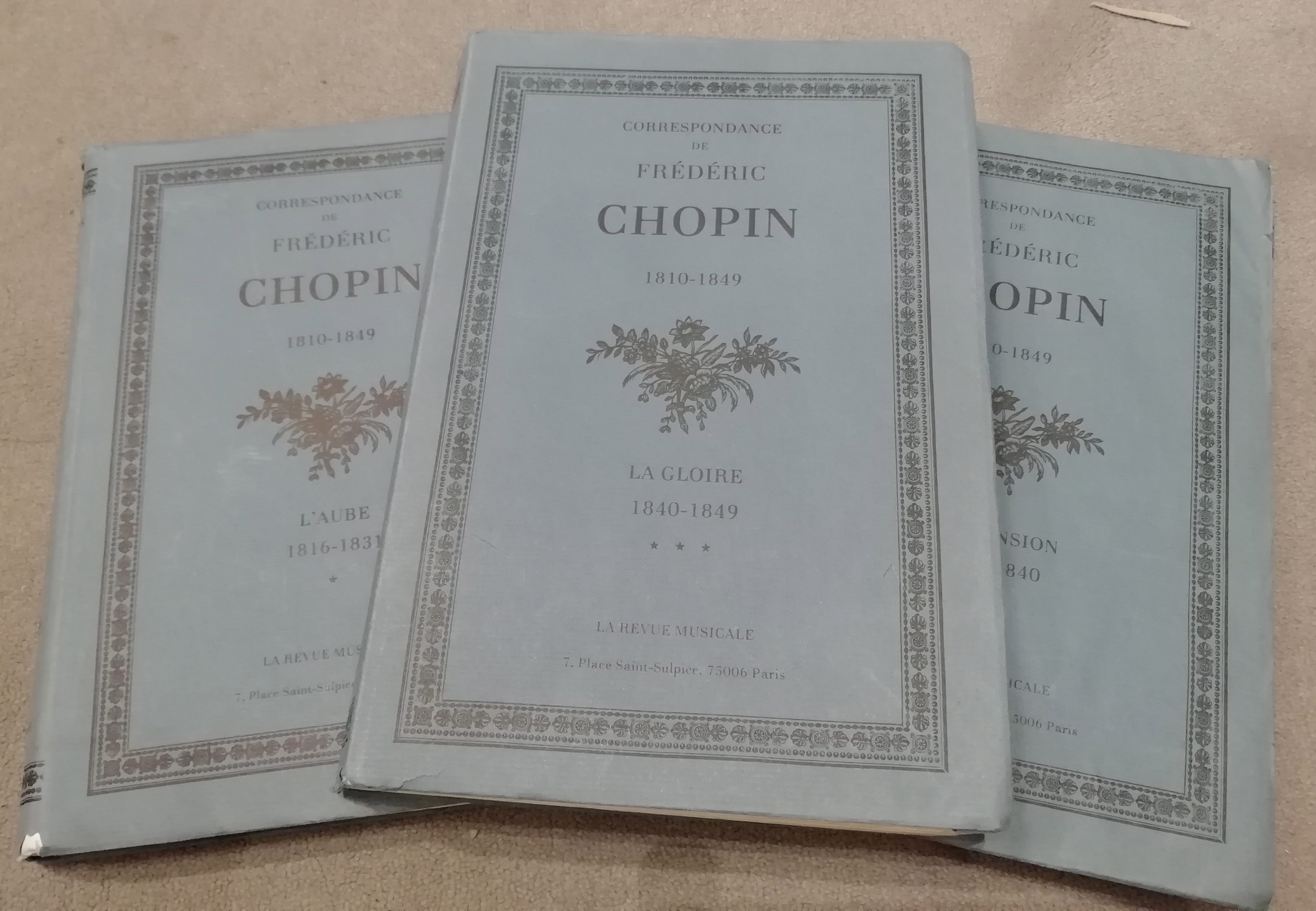 Correspondance complète (OCCASION) CHOPIN Livre Les Hommes