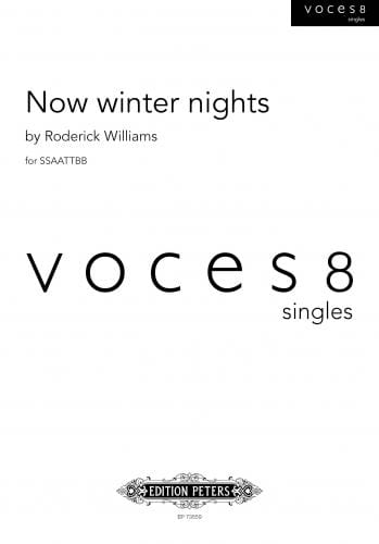 Now winter nights Roderick Williams Partition Chœur