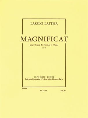 Magnificat Opus 60 Laszlo Lajtha Partition Chœur