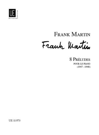 8 Préludes. Frank Martin Partition Piano