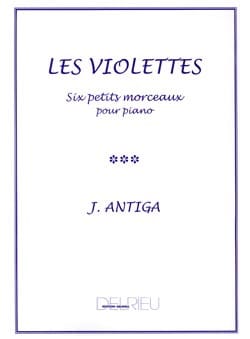 Les Violettes Jean Antiga Partition Piano