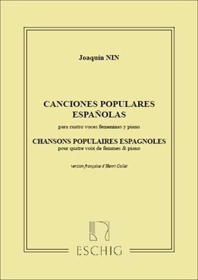 Canciones Populares Espanolas Joaquin Nin-Culmell Partition Chœur