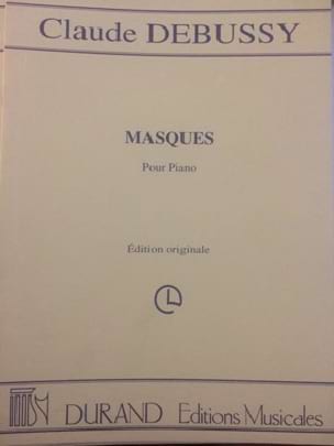 Masques DEBUSSY Partition Piano