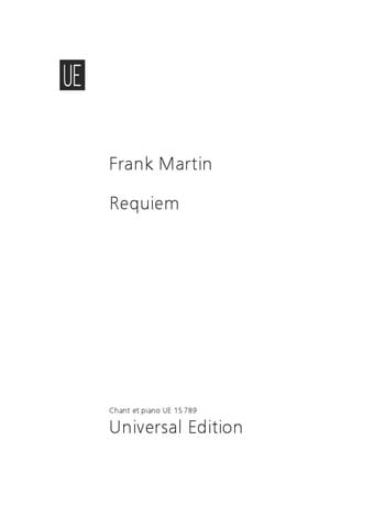 Requiem Frank Martin Partition Chœur