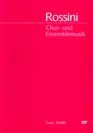 Chor und Ensemblemusik ROSSINI Partition Chœur