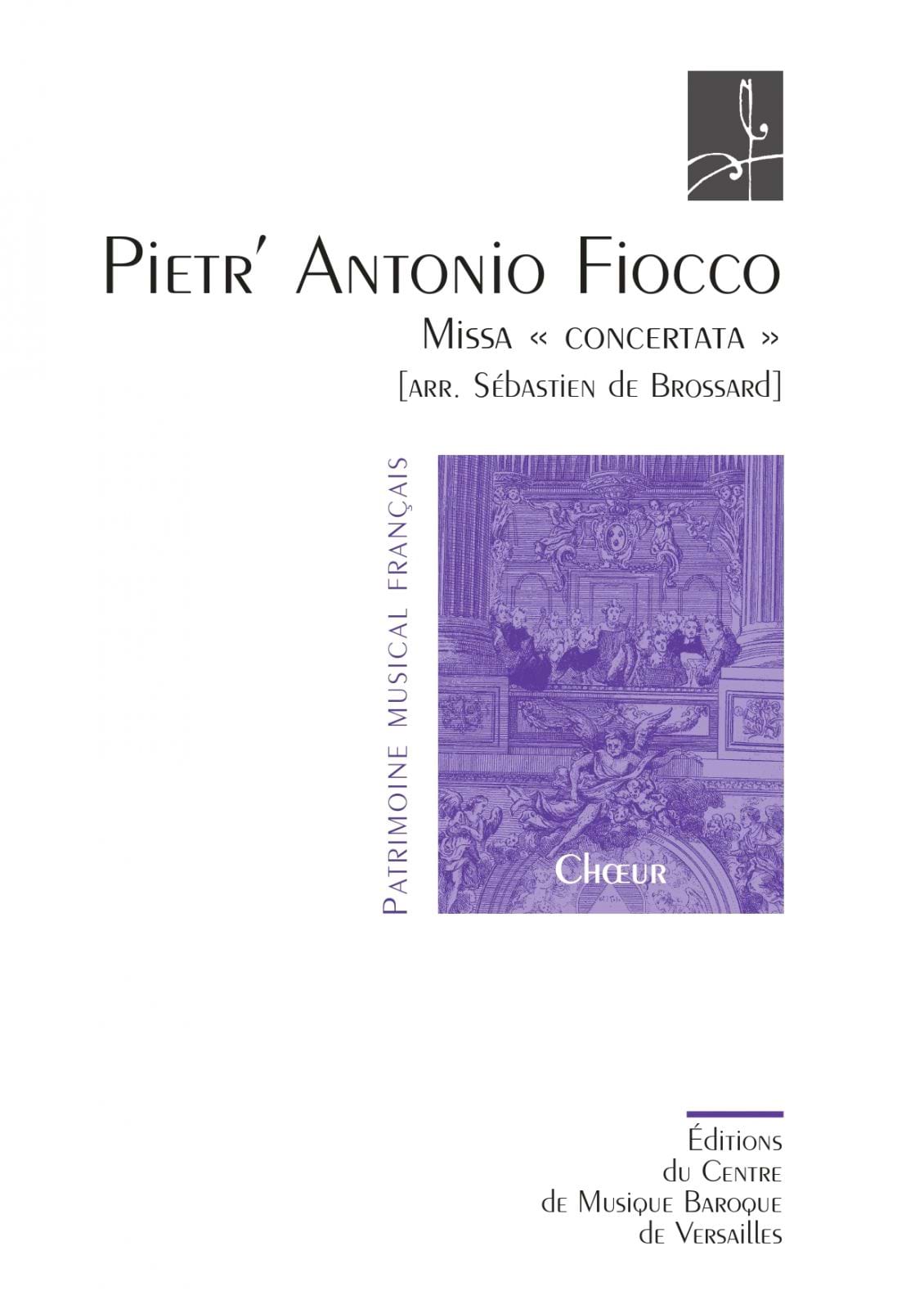 Missa Concertata Pietr' Antonio Fiocco Partition Chœur