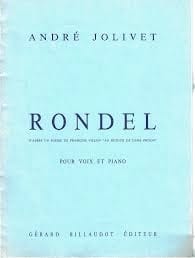 Rondel : Au Retour De Dure Prison André Jolivet Partition Mélodies