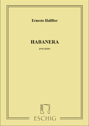 Habanera E Halffter Partition Piano