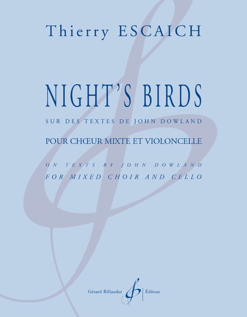 Night's Birds Thierry Escaich Partition Chœur