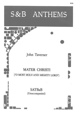 Mater Christi John Taverner Partition Chœur