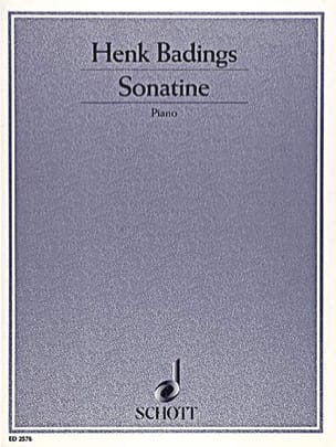 Sonatine 1936 Henk Badings Partition Piano