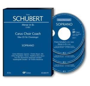 Messe En Mi bémol majeur D 950. 3 CD. Soprano CHOEUR - SCHUBERT