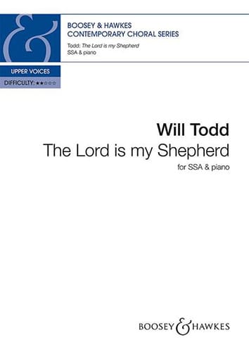 The Lord is my shepherd Will Todd Partition Chœur