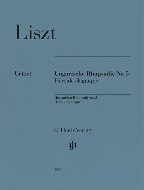 Ungarische Rhapsodie Nr. 5 LISZT Partition Piano