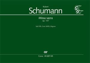 Missa Sacra Op. 147 SCHUMANN Partition Chœur