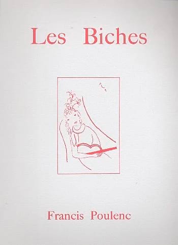 Les Biches POULENC Partition Chœur