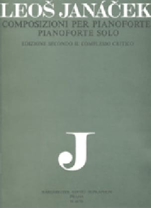 Compositions Pour Piano Seul JANACEK Partition Piano