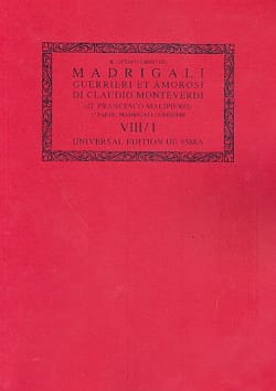 Canti Guerrrieri ; Madrigali Libro 8 1638. Oc8/1 - MONTEVERDI