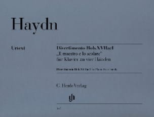 Divertimento. il Maestro E Lo Scolare Hob 17a-1. HAYDN Partition Piano