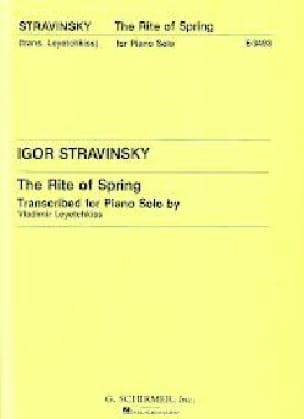 The Rite of Spring. STRAVINSKY Partition Piano