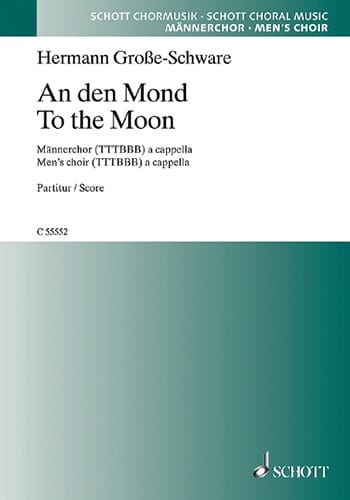 An den Mond Große-Schware Partition Chœur