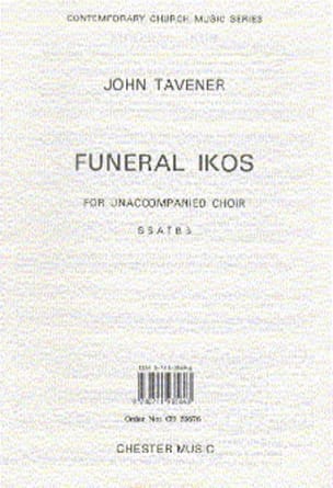 Funeral Ikos John Tavener Partition Chœur