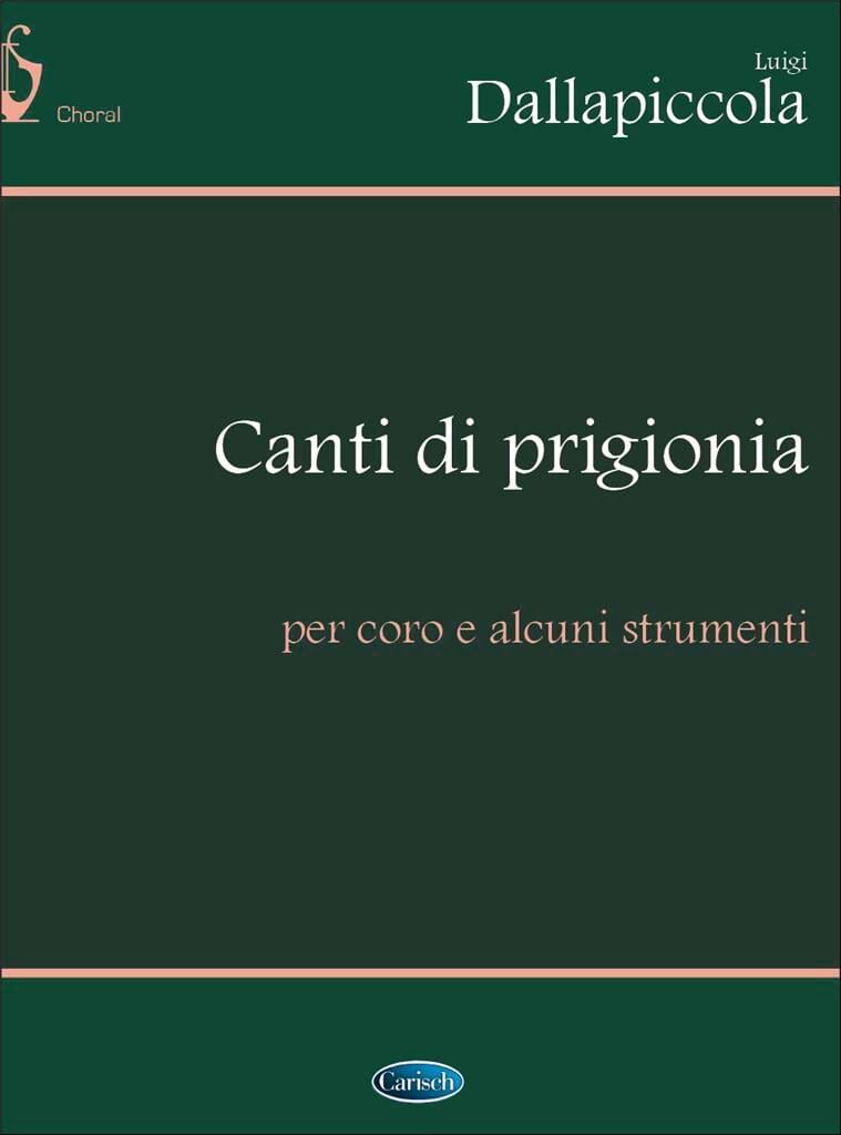 Canti Di Prigionia. Choeur. Luigi Dallapiccola Partition Chœur