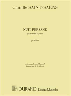 Nuit Persane SAINT-SAËNS Partition Chœur