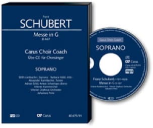 Messe en Sol Majeur D 167. CD Basse CHOEUR - SCHUBERT - Partition