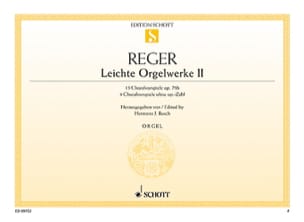 Leichte Orgelwerke Volume 2 Max Reger Partition Orgue