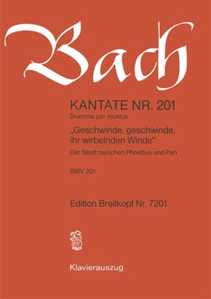 Cantate 201 Geschwinde, Geschwinde Ihr Wirbelnden Winde - BACH