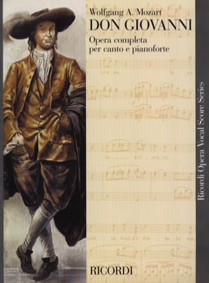 Don Giovanni MOZART Partition Opéras