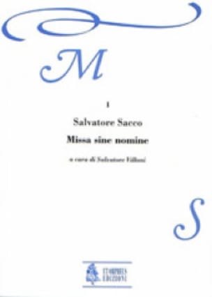 Missa Sine Nomine Salvatore Sacco Partition Chœur