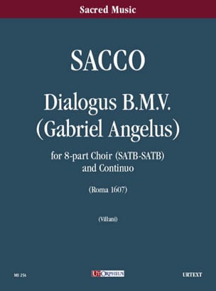 Dialogus Bmv Gabriel Angelus Sacco Partition Chœur