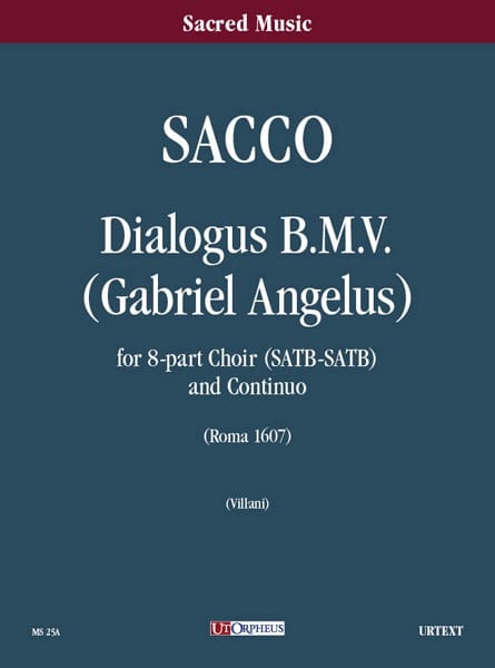 Dialogus Bmv Gabriel Angelus - Sacco - Partition - Chœur