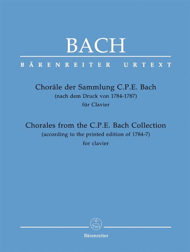 Choräle der Sammlung C.P.E BACH BACH Partition Piano