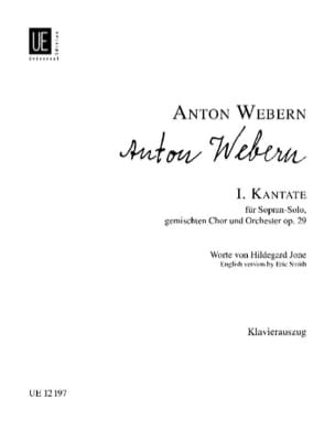 1. Kantate WEBERN Partition Chœur